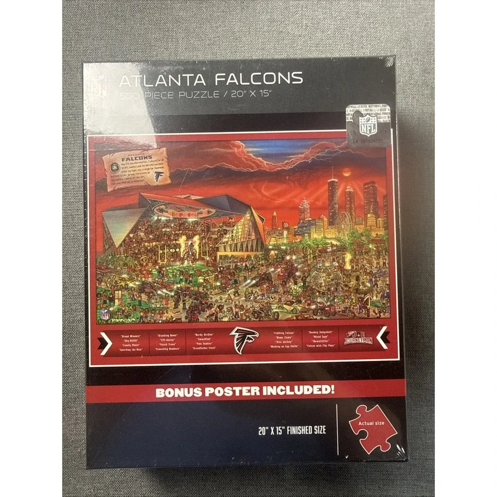 Atlanta Falcons 500‎ Piece Puzzle 20 X 15
